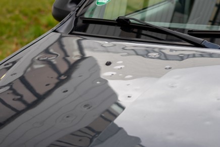 Types of hail damage to a car and repair options